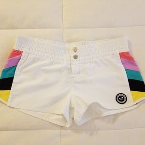 Small white Roxy swim shorts